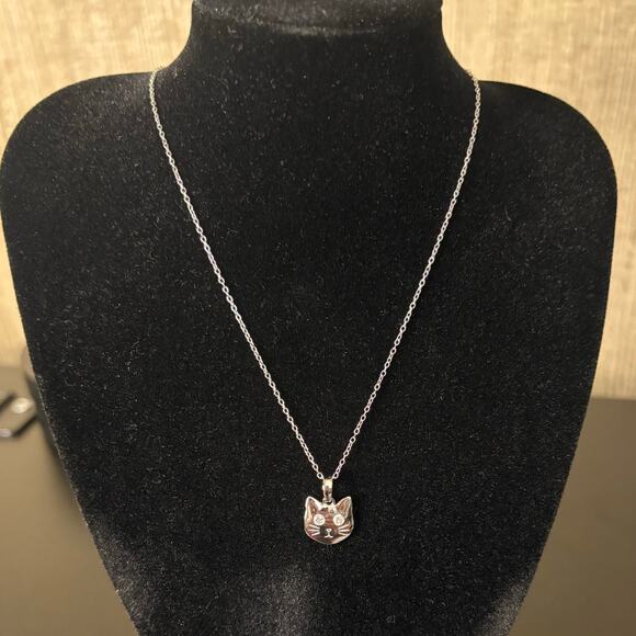 .5ct Moissanite 925 Sterling Silver Cat Necklace - $150 MSRP